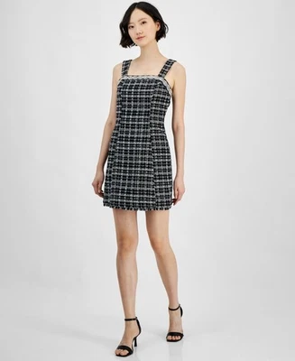 Elie Tahari Women's Juneau Multi Tweed  Pearl Beaded Dress Size Med New With Tag - Image 1 of 4