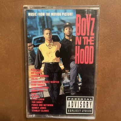 BOYZ N THE HOOD Cassette Tape 90s Rap Hip Hop ICE CUBE MAIN SOURCE 2 LIVE CREW - Image 1 of 4