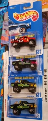 Nissan 1991 tarjeta azul Hot Wheels carrocería rígida #131 rueda y variaciones interiores  Foto 1 de 4