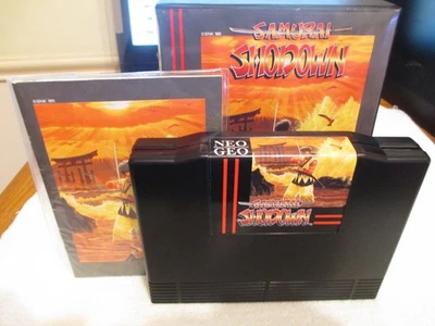 SAMURAI SHODOWN NEO GEO AES COMPLETE CIB EURO ENGLISH USA VERSION AUTHENTIC SNK - Image 1 of 4