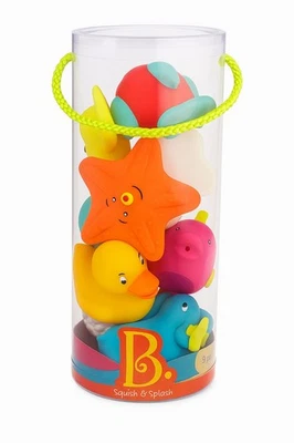 Juguete de 9 piezas de agua y arena Battat Bath Buddies Squish & Splash Animals Foto 1 de 2