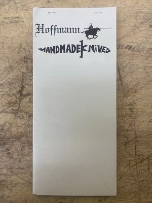 UWE HOFFMAN HANDMADE KNIVES BROCHURE CATALOG CUSTOM B.C. KNIVES - Image 1 of 4