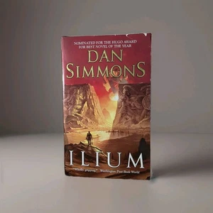 Ilium by Fan Simmons - Sci-Fi Meets Homer on Mars - Exc Cond - Picture 1 of 3