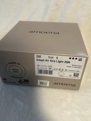 AMOENA 326 ADAPT AIR XTRA LIGHT 2SN FORMA DE PEITO AJUSTÁVEL Tamanho 5 Caixa Aberta - Imagem 1 de 4