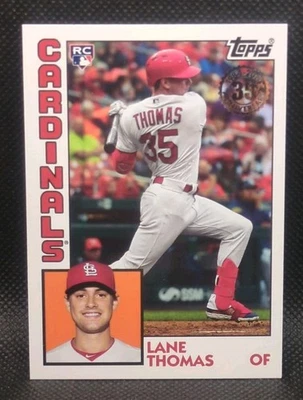 Lane Thomas 2019 Topps Update 1984 35th Anniversary #84-23 RC Rookie St. Louis - Image 1 of 2