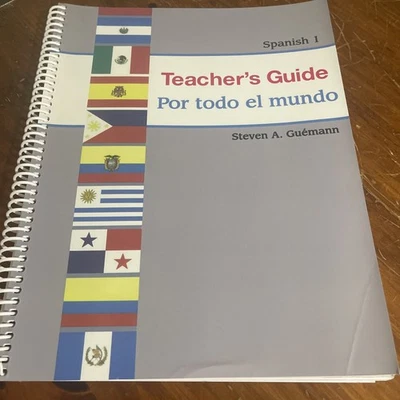 BRAND NEW! Abeka Por todo el mundo Spanish Year 1 TEACHER GUIDE - Compare at $41 - Image 1 of 3