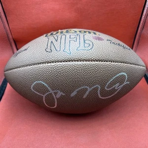 Joe Montana Autographed Official Wilson NFL Football with COA - Picture 1 of 8