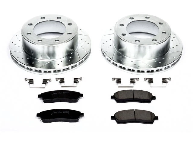 Kit de pastillas de freno traseras y rotor para Ford F250 Super Duty 2002 1999-2004 WJ275PN Foto 1 de 1