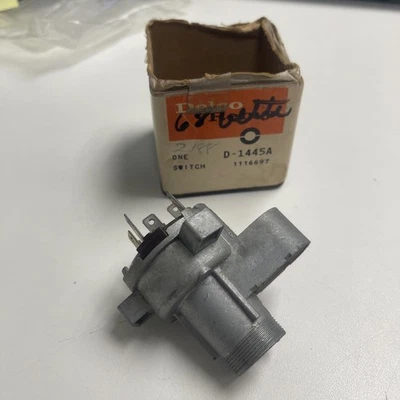 Interruptor de encendido Chevrolet & Corvette Firebird 1968 nuevo de lote nuevo 1116697 j4 Foto 1 de 4