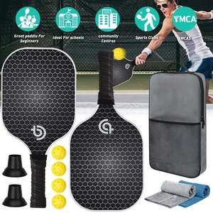 Juego de pickleball de superficie de fibra de vidrio con raquetas Pickleball - Imagen 1 de 13