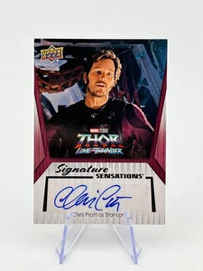 Upper Deck Marvel Studios Thor Love And Thunder - Signature Sensations -  Chris  - Picture 1 of 10