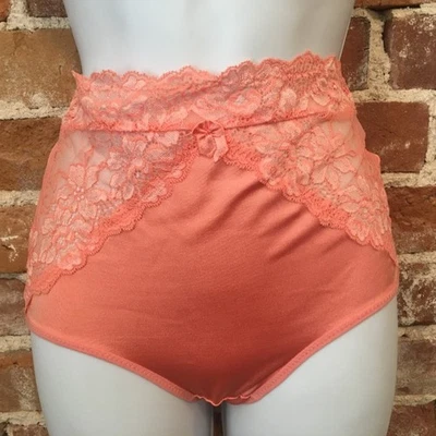 Bragas cortas Rhonda Shear Coral encaje inserción sin costuras Lt Control XS nuevas Foto 1 de 4