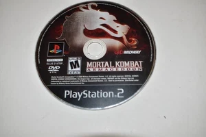 PLAYSTATION 2 PS2 MORTAL KOMBAT ARMAGEDDON VIDEO GAME DISC ONLY (MLP47) - Picture 1 of 2