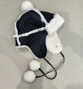 NWOT HISO Winter 100% Sheepskin Shearling Trapper Hat Size S - Picture 1 of 9