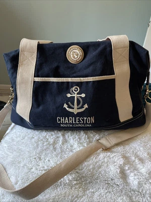 Spartina 449 daufuskie island women’s Cargo duffle Charleston South Carolina - Image 1 of 4