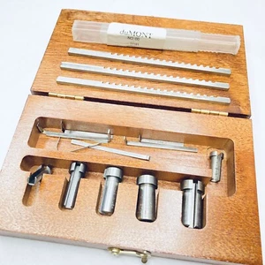 Dumont Minute Man 8 Piece, 1/16 to 1/8" Keyway Width, Style A Keyway Broach Set - Picture 1 of 16