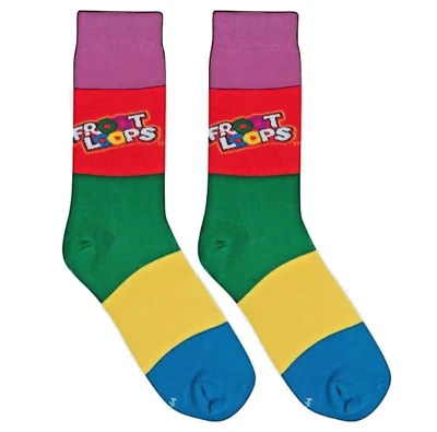 Para Hombres Funky Divertido Novedad CALCETINES LAZOS PARA LAS RAÍCES Geniales Retro Cereal Logo Tema de Comida-NUEVOS Foto 1 de 4