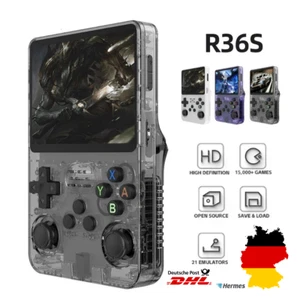 R36S Retro Handheld Konsole 64/128GB Linux, 3.5" IPS, Tragbar, Geschenk - Bild 1 von 11