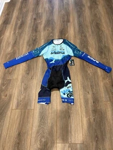 New Athlos Wildlife Generation Cycling Speedsuit Skinsuit Men’s Small - Picture 1 of 9