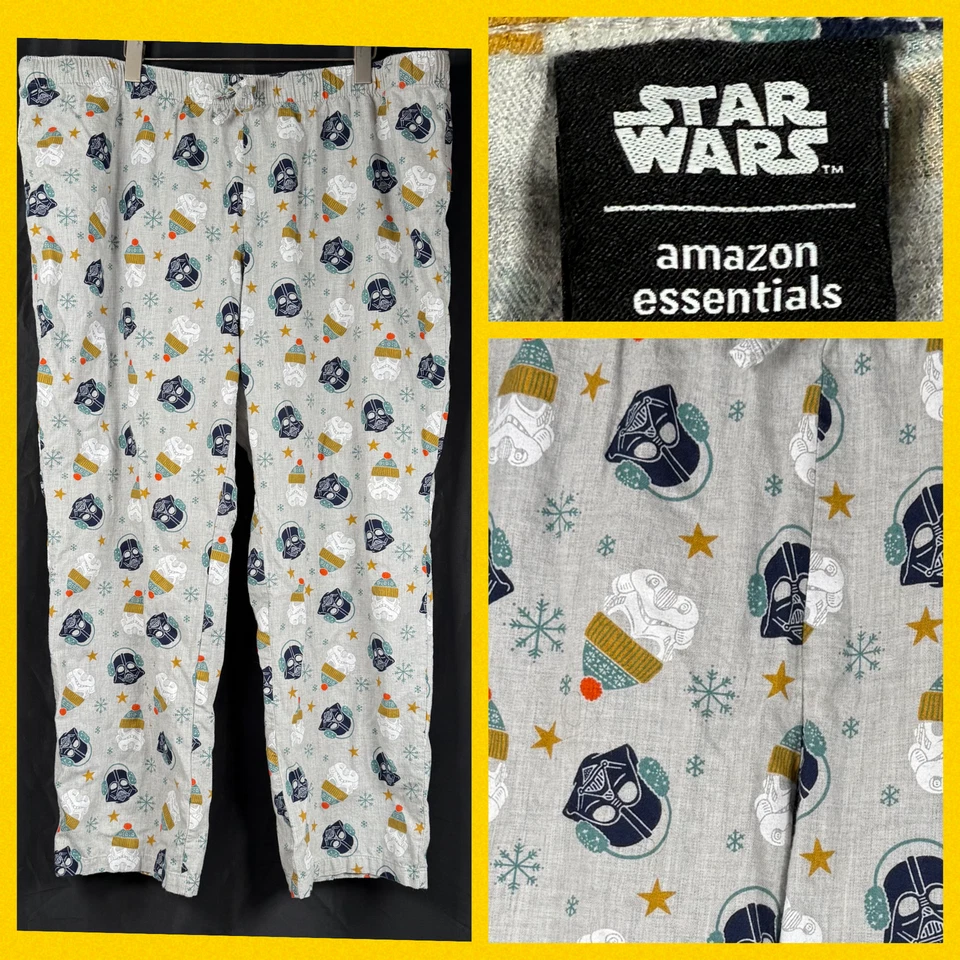 Star Wars Navidad Invierno Pijama Pantalones Para Hombre 2XL Darth Vader Storm Troopers Foto 1 de 4