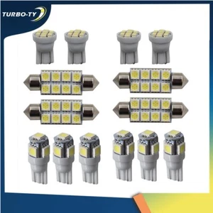 For 1999-2016 Ford F250 F350 Super Duty White LED light interior package 14Pcs - Picture 1 of 9