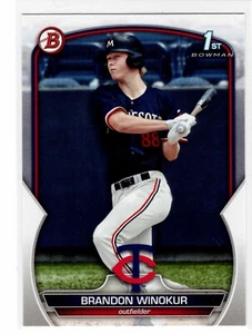 Brandon Winokur Minnesota Twins 2023 Bowman Draft 1st Bowman - Imagen 1 de 2