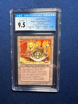 MTG Antiquities Urza's Mine Sphere CGC 9.5 GEM MINT (Blue Label 10) 1994 - Image 1 of 2