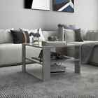 Vidaxl Coffee Table Concrete Grey 60x60x40 Cm Engineered Wood