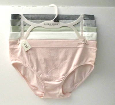 Laura Ashley Women's brief seamless panties 5 Pair size Large - Image 1 of 4