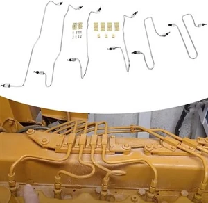 For Caterpillar CAT 3406 Fuel Injection Line Kit 3406B 3406C 1917942 1917943 - Foto 1 di 12