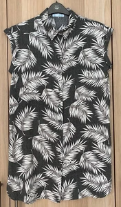 (518) Primark Cap Sleeve Tunic Blouse - Size 12 - Picture 1 of 7