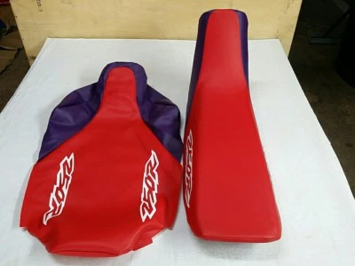 FUNDA ASIENTO HONDA XR250R 1996 APTA HONDA XR250R FUNDA ASIENTO MORADO Y ROJO (H*-303) Foto 1 de 4