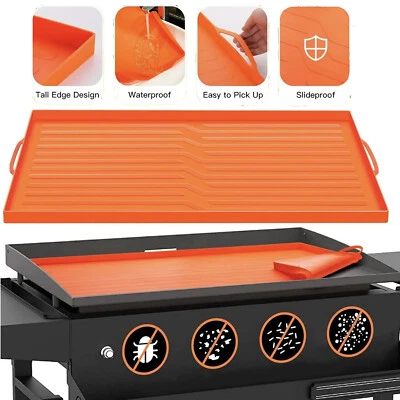 Tapete de chapa de silicone 36" para acessórios Blackstone Griddle Cover grelha limpa - Imagem 1 de 4