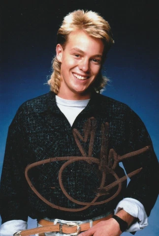 Jason Donovan Signed 6x4 Inch photo Cover