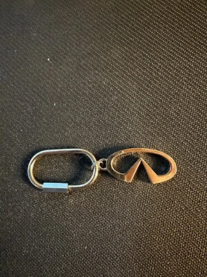 Metal For Infiniti 3D Logo Chrome Keychain - Image 1 of 3