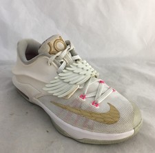 Nike Kd 7 Youth Boys 4 4Y Kevin Durant Aunt Pearl Cancer Shoes Angel Wings