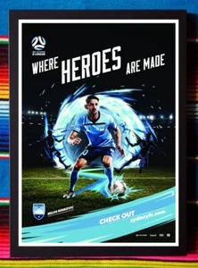 Framed 2020-21 MILOS NINKOVIC Sydney FC A-League Poster - 62cm x 44.5cm x 3cm - Picture 1 of 3