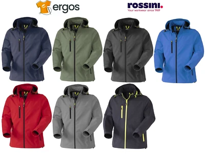 ROSSINI Giubbotto Softshell R BOOST Cappuccio Impermeabile Invernale Uomo HH648 - Image 1 of 2