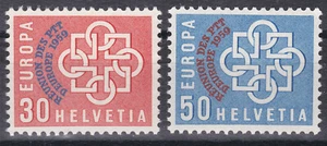 ANGEBOT 1959 Europäische Konferenz der PTT Verwaltungen Montreux 681 + 682 MNH - Picture 1 of 2