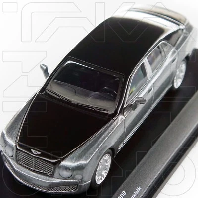 BENTLEY MULSANNE KYOSHO ORIGINAL 1:64 NEGRO + GRIS CLARO KS07043A8 post arnage Foto 1 de 4