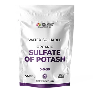 Boca Hydro Organic Sulfate of Potash Water Soluable Nutrient Fertilizer 0-0-50 - Picture 1 of 6