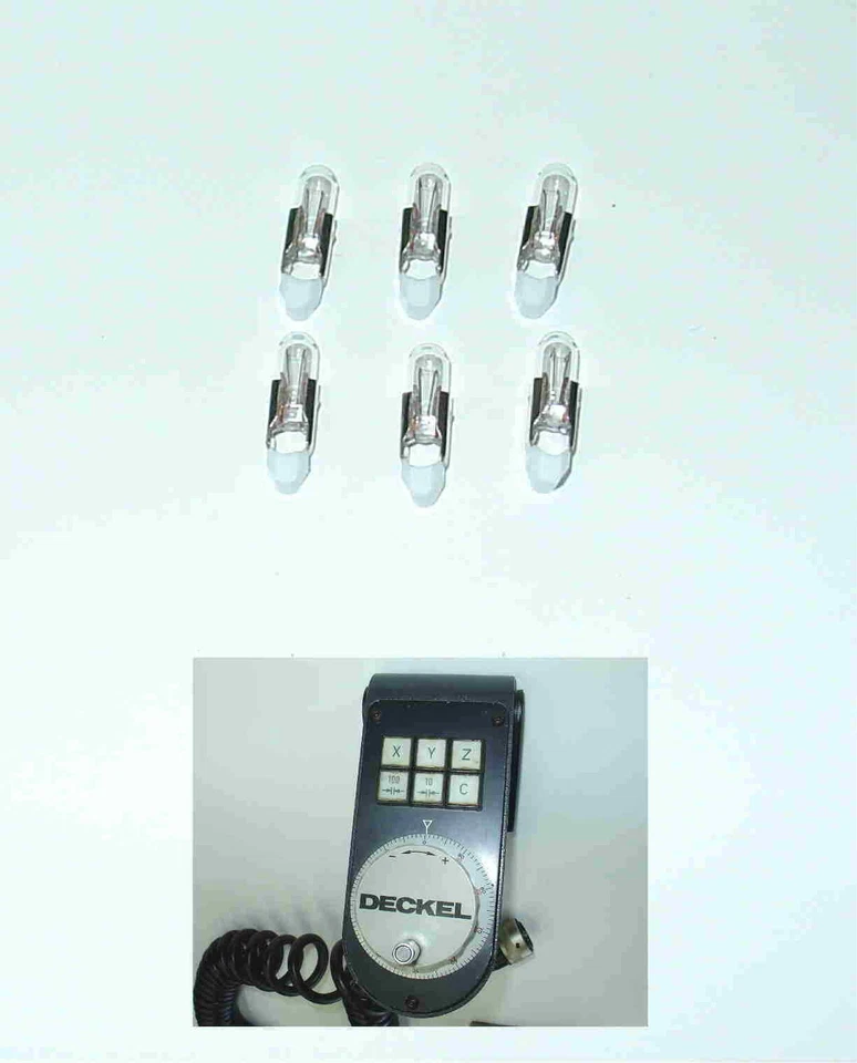 Lampe 59800155 für Elektr. Handrad 18mm für Deckel NC Fräsmaschine (6 Stück) - Bild 1 von 1