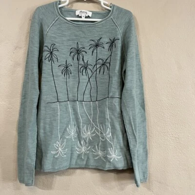 Suéter Top Manga Larga Bonpoint Palmera Talla 10 Foto 1 de 4