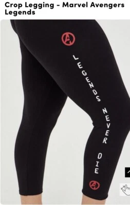 Leggings Cortos Torrid 2 Marvel Avengers Negros Nuevos 2X Talla Grande Foto 1 de 4