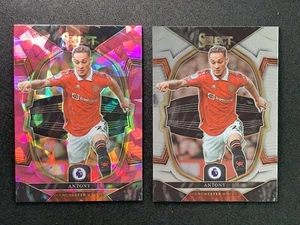 2022-23 Panini Select Premier League Antony Pink Ice #68 Manchester United Lot - Picture 1 of 2