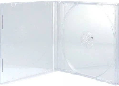50 DVD CD Hüllen Jewelcase transparent CD Leerhülle für 1 CD - Bild 1 von 1