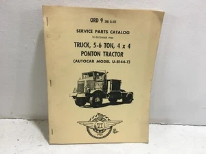 ORD 9 SNL G-511. Parts for Truck, 5-6 ton, 4x4, Ponton Tractor(U-8144-T). reprnt - Picture 1 of 6