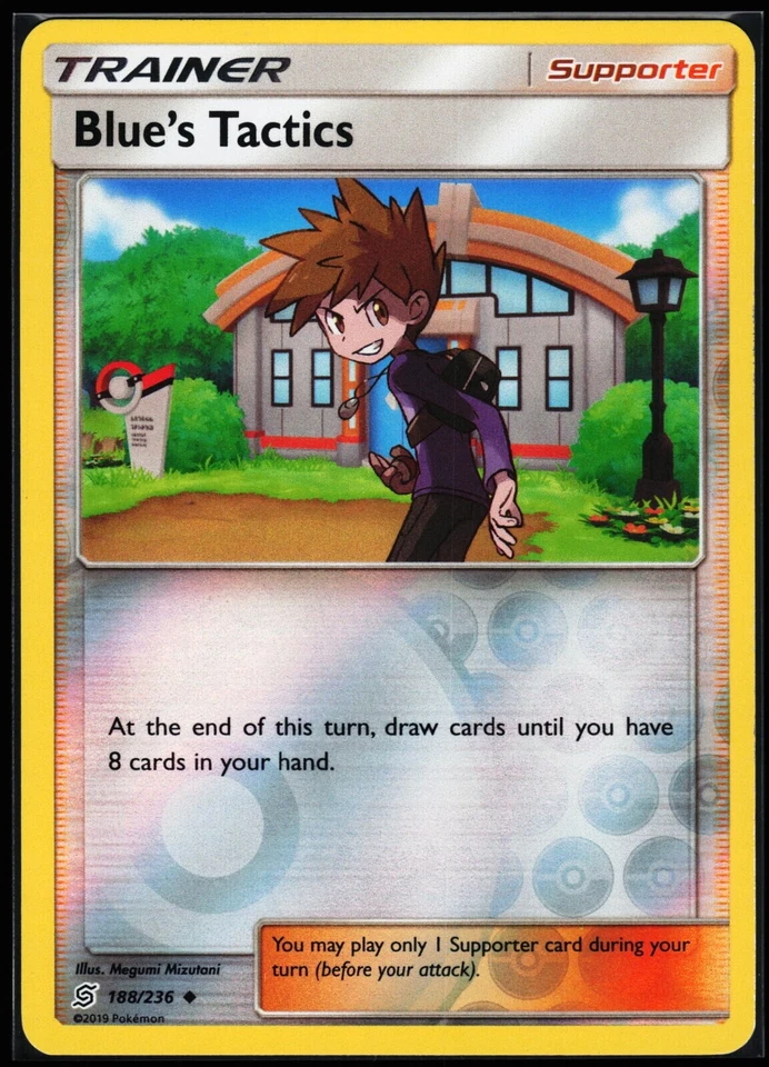 Pokémon  - Blue's Tactics - Unified Minds - 188/236 - Reverse Holo - NM/M - Image 1 of 1