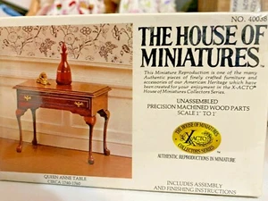 The House of Miniatures Queen Anne Table #40038 - Picture 1 of 3
