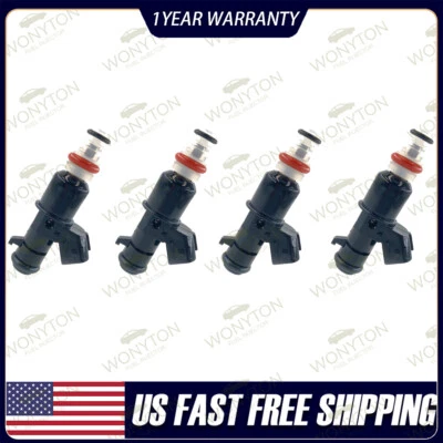 4 piezas inyectores de combustible 16450-RBB-003 para Honda Civic 2006-2011 2,0 L Foto 1 de 4